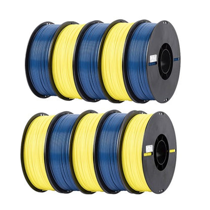 10kg Creality CR-ABS Filament - 5kg Blue + 5kg Yellow