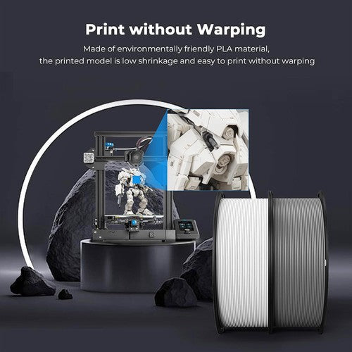 10kg Creality Ender-PLA Filament - (5kg Gray + 5kg White)