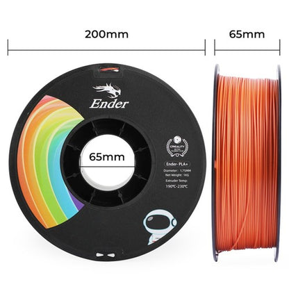 10kg Creality Ender-PLA Pro (PLA+) Filament - (1kg Orange+ 1kg White+ 1kg Blue+ 1kg Red+ 1kg Beige+ 3kg Rainbow+ 1kg Green+ 1kg Gray)