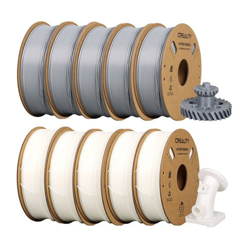 10kg Creality Hyper-ABS Filament (5kg Gray + 5kg White)