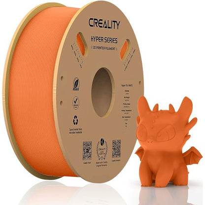 10kg Creality Hyper-PLA Filament + Sunlu S2 Dryer Box - (1kg Black +1kg Red+1kg Peachy-Pink + 1kg Gray + 1kg Yellow + 1kg Orange + 1kg Brown + 1kg Skin Color + 1kg Green + Strawberry Red)