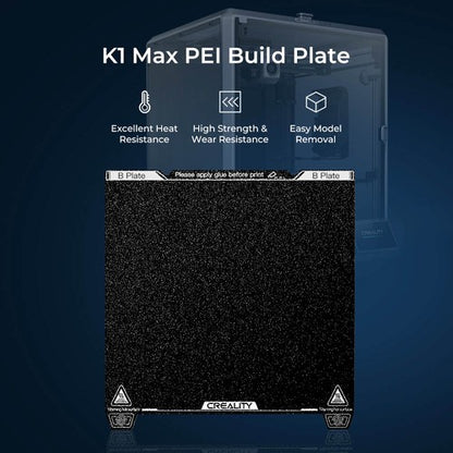 Creality K1 Max Upgrade Pack ( 315*310mm PEI Plate  + 4pcs High Flow Nozzle ) - For Orders Before March Only