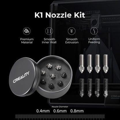 Creality K1 Upgrade Pack (AI Camera +  8pcs Nozzle Kit)