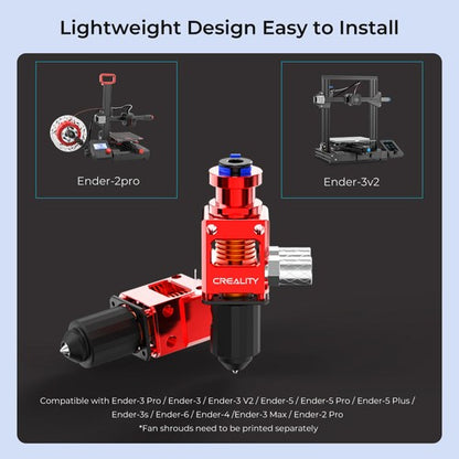 Creality Spider Water-Cooled Ceramic Hotend for Ender-3 Pro / Ender-3 / Ender-3 V2 / Ender-5 / Ender-5 Pro / Ender-5 Plus / Ender-3s / Ender-6 / Ender-4 / Ender-3 Max / Ender-2 Pro