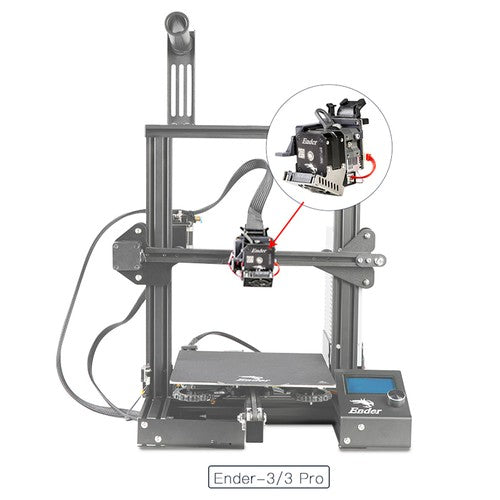 Creality Sprite Extruder Pro DIY Kit, 300 Celsius Degrees, Compatible with All Creality Ender 3 Series 3D Printers